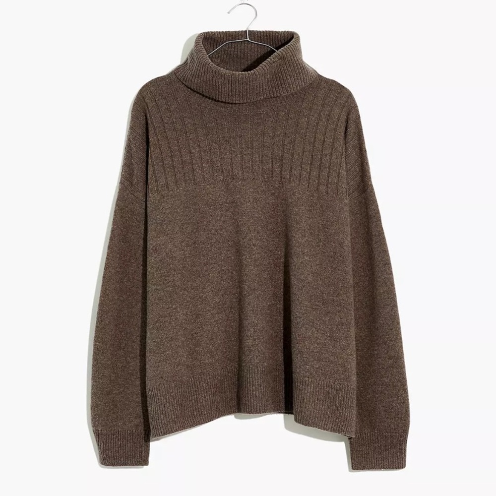 Madewell Hickory Turtleneck Sweater